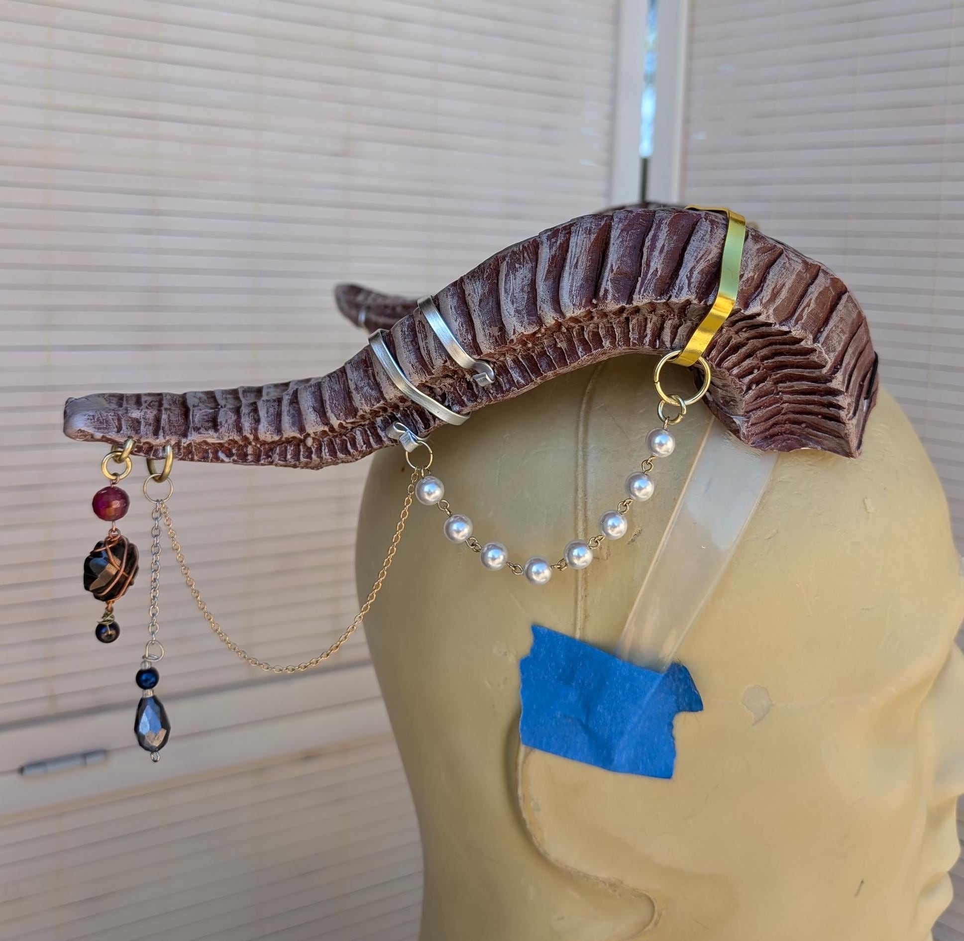 Decorated Medium Horn Headdress (Custom)