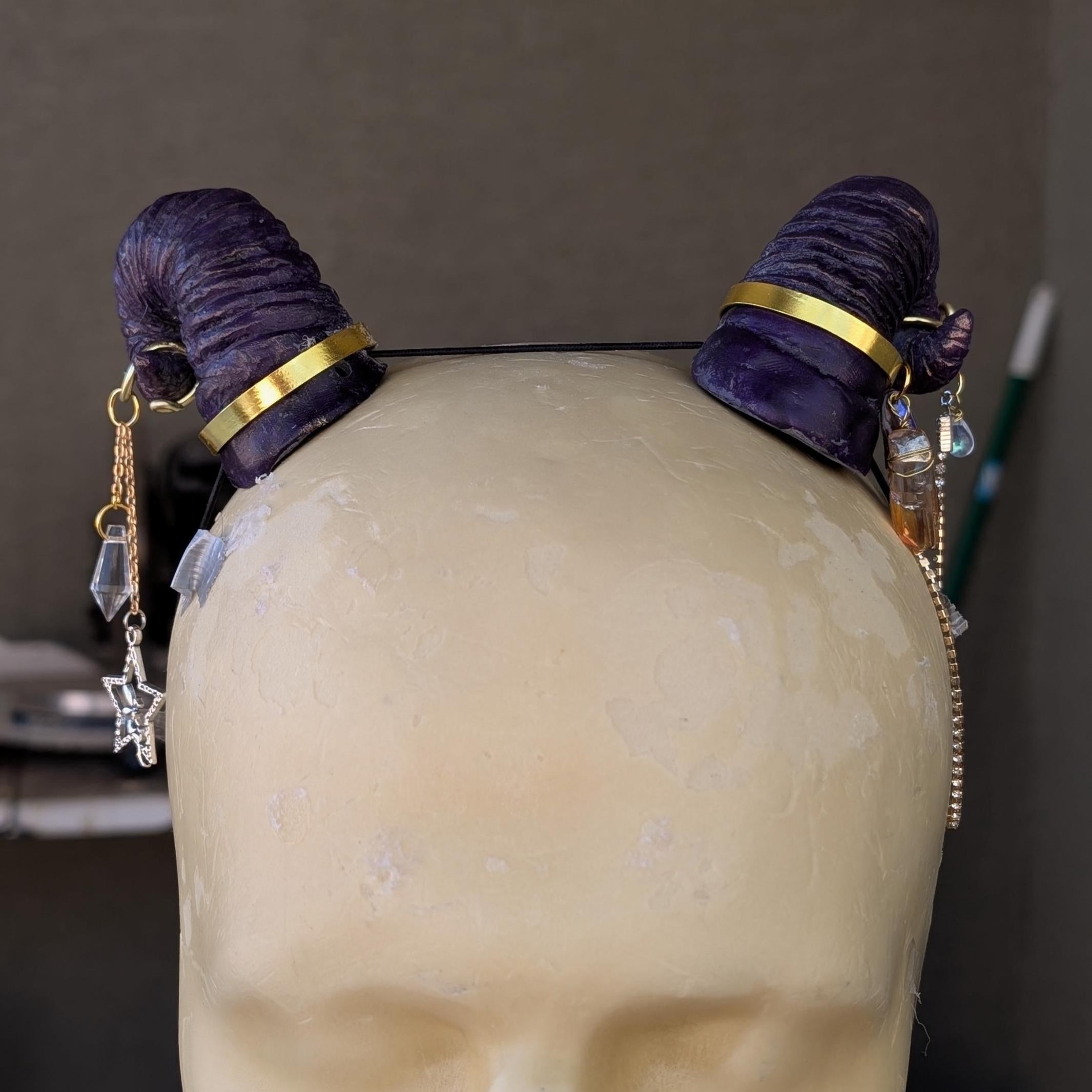 Decorated Extra Small Horn Headdress (Custom)