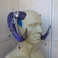 Decorated Ram / Mollymauk Horn Headdress (Custom)
