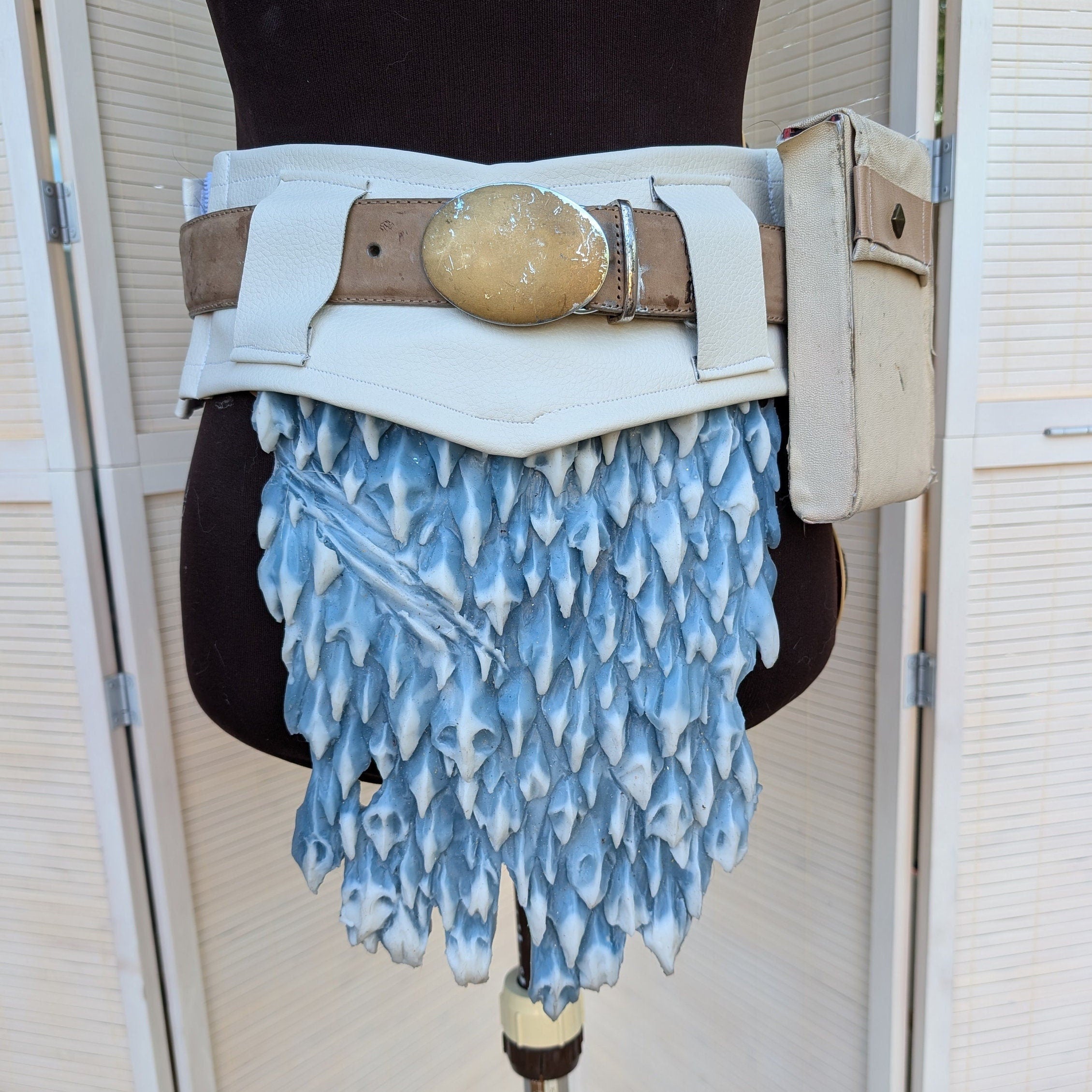 Sharkskin / Creature Loincloth & Trophy Belt